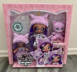 NIB New MGA Na! Na! Na! Surprise Lavender Kitty Family Playset