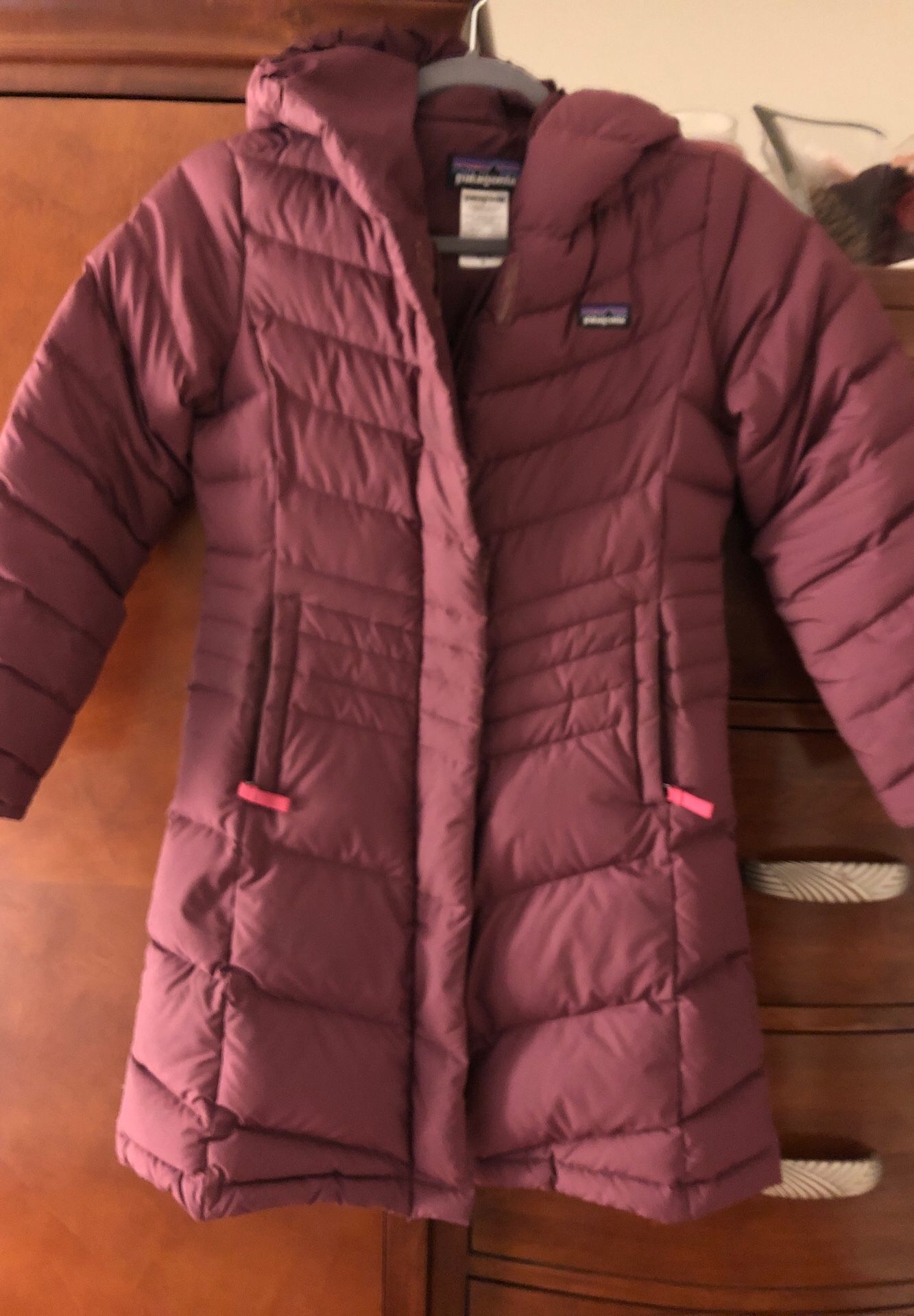 Patagonia size medium girl jacket worn only this year