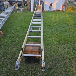 Werner 32ft fiberglass ladder