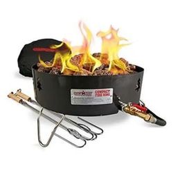 Camp Chef Portable Gas Fire Ring - 16.12 kW GCLOG, Color: Black, Application: Camping, Cooking, Outdoor