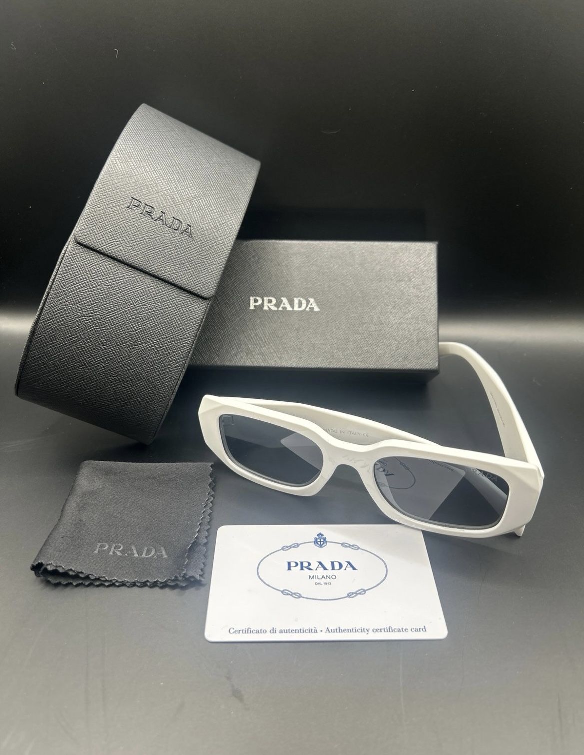 White Prada Sunglasses