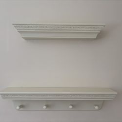 Vintage Wood Shelves (beige/ivory)