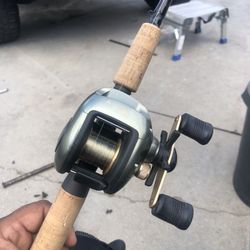 G•Loomis Fishing pole, and Shimano Baitcaster