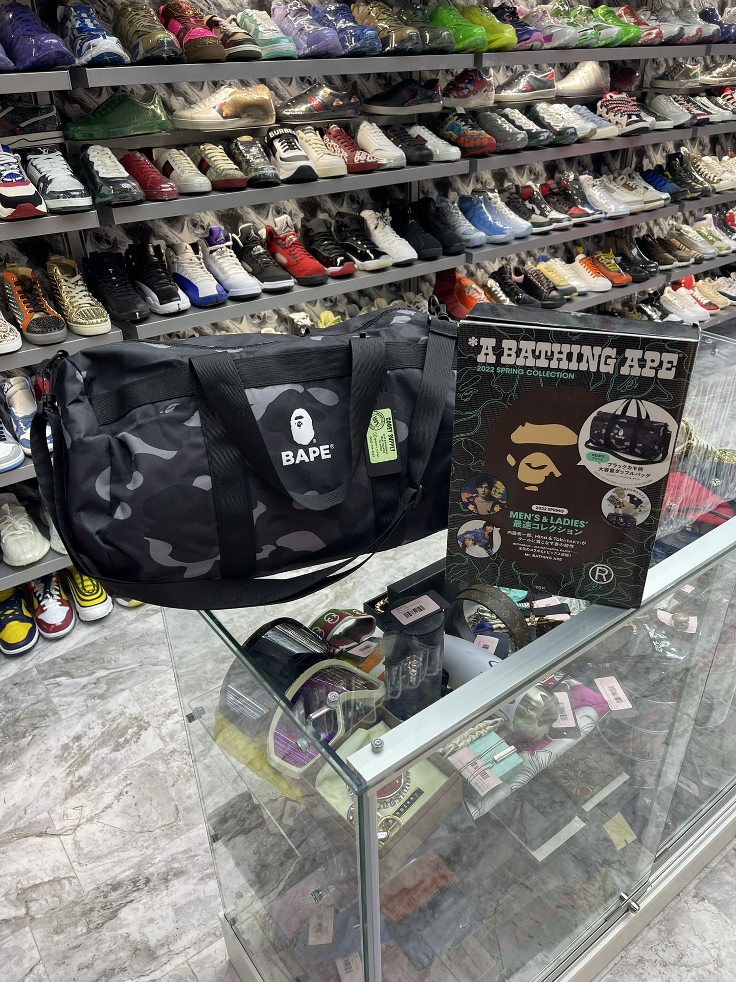 Bape Black Camo Duffle Emook