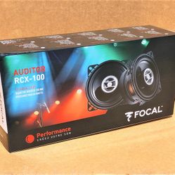 Focal Auditor Car Speakers Set 4" 2-Way Coaxial Speaker System 60 Watt RCX-100 🚨 No Credit Needed 🚨 Payment Options Available 🚨 