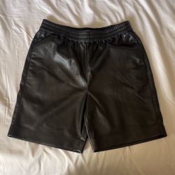 Leather Shorts