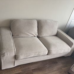 Sofa 2 seats with removable sofa cushions