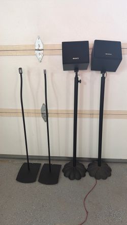 Bose and Sony speaker stand