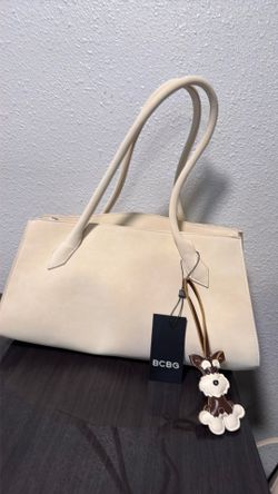 BCBG bag beige color