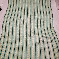 Vintage Crochet Throw