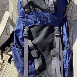 L.L. Bean Bigelow Internal frame hiking backpacking pack black/navy