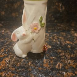 Vintage Avon Bunny Candlestick Holder – Ceramic Easter Decor