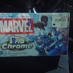 New Unopened Hobby Box Marvel Topps Chrome