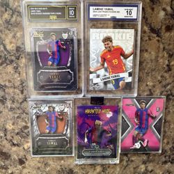 Lamine Yamal 5 Card Lot 
