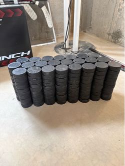 Used Hockey Pucks