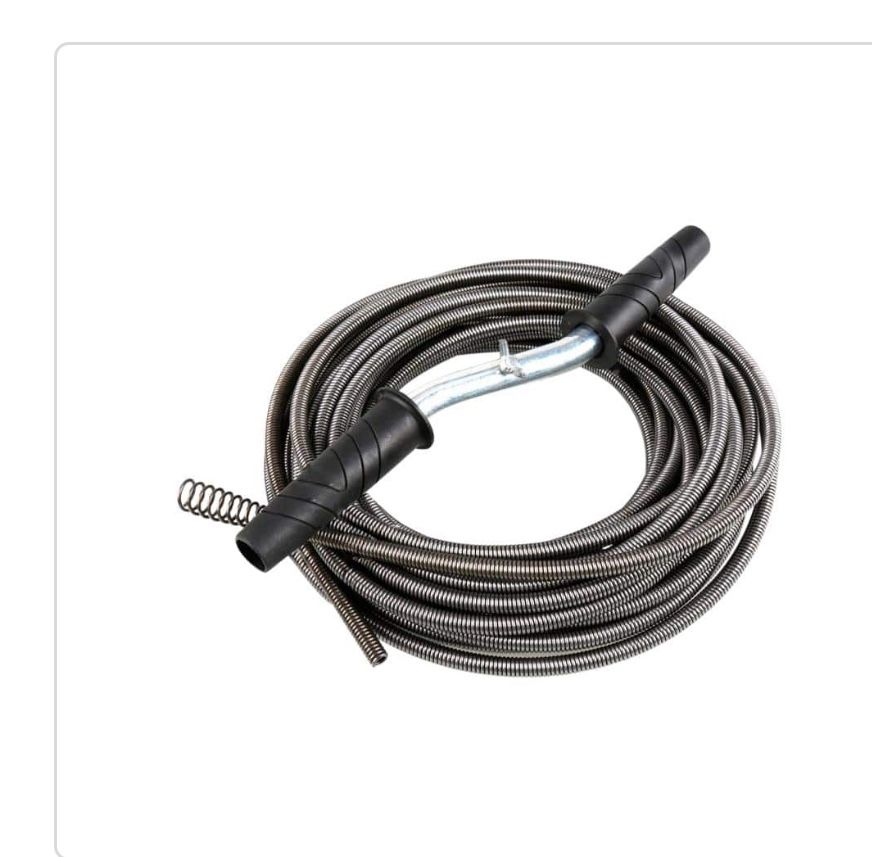 Husky 1/2 in. x 50 ft. Drain Auger/ Cinta De Destupir Baños