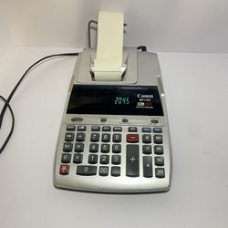 Canon MP11DX Printing Calculator 12 Digits 2 Color Printer 