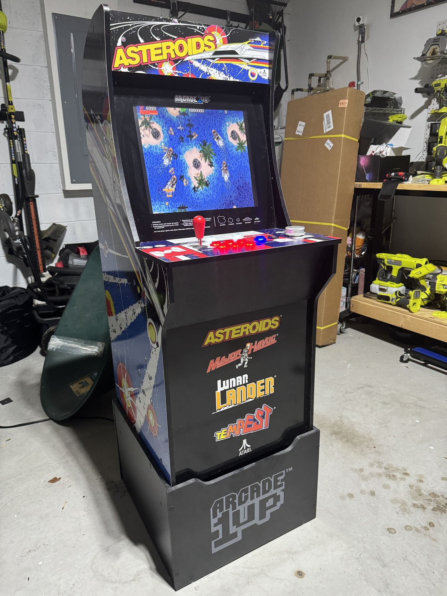 Modded Arcade 1up Arcade Cabinet + original hardware