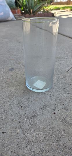 Glass vases and tea lights