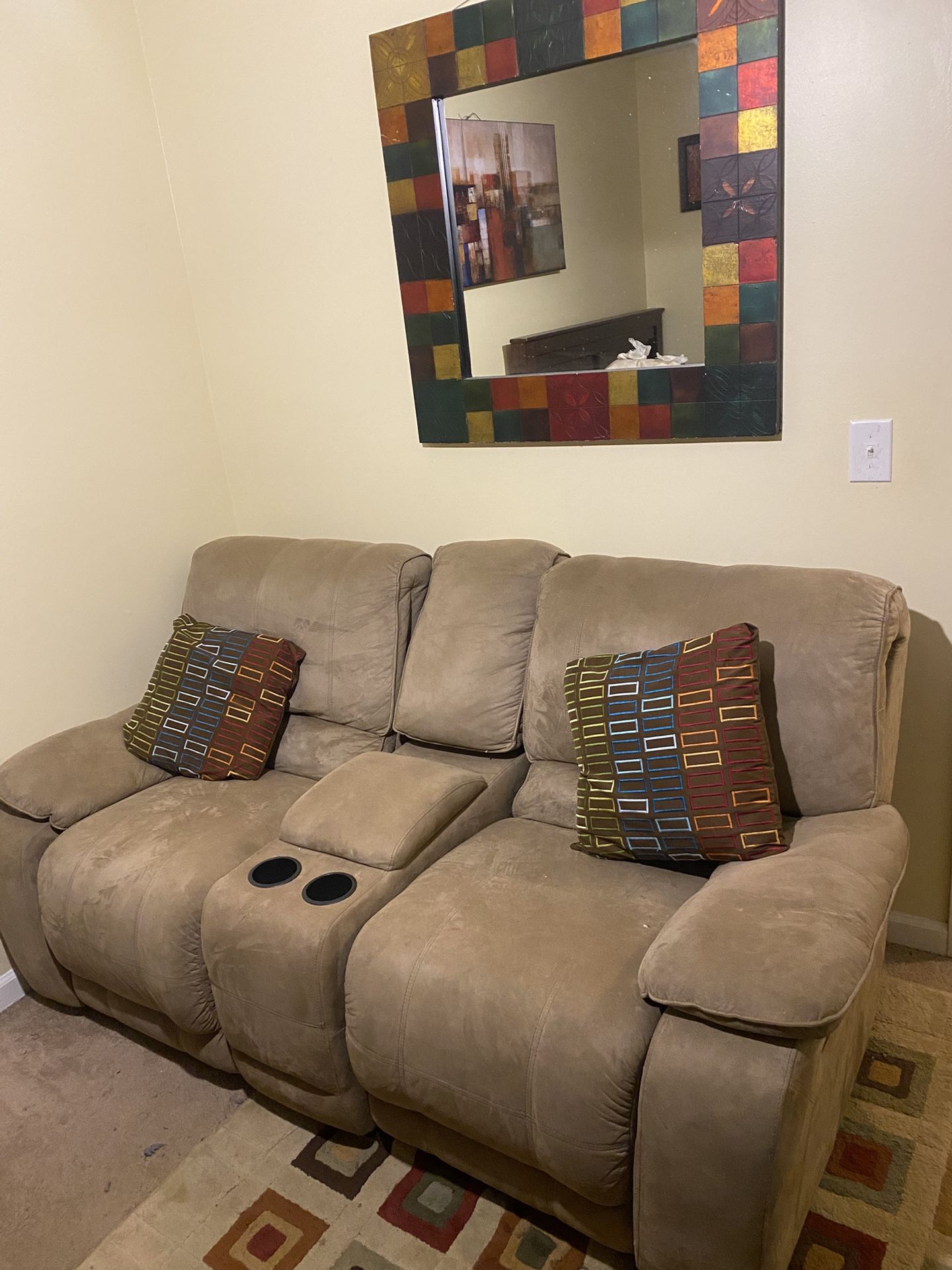 Loveseat Dual Recliner 