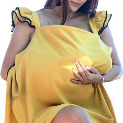 Brandnew EMMA MOE Premium Nursing Cover - Fashion and Trendy Breastfeeding Cover with Unique and Original Design - Sweat Summer
