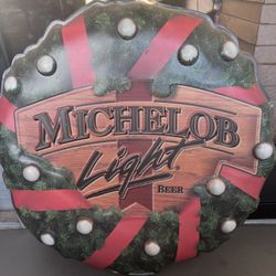 Michelin Light Beer Christmas Sign
