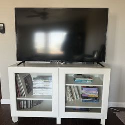 White IKEA TV Stand - BESTA