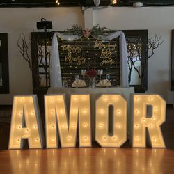 Marquee Letters/ Event Lights
