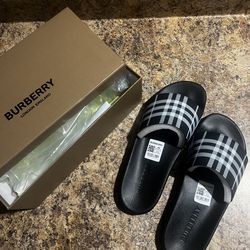 Burberry slides (read description)