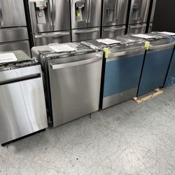Never Used dishwashers $249-$649 With One Year Manufacturer Warranty 