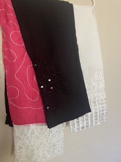 trousers all colors fabric linen cotton mesori $15 each