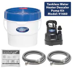 Tankless Water Heater Descaler Pump Kit