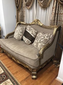 Sofa for sale with beautiful three table