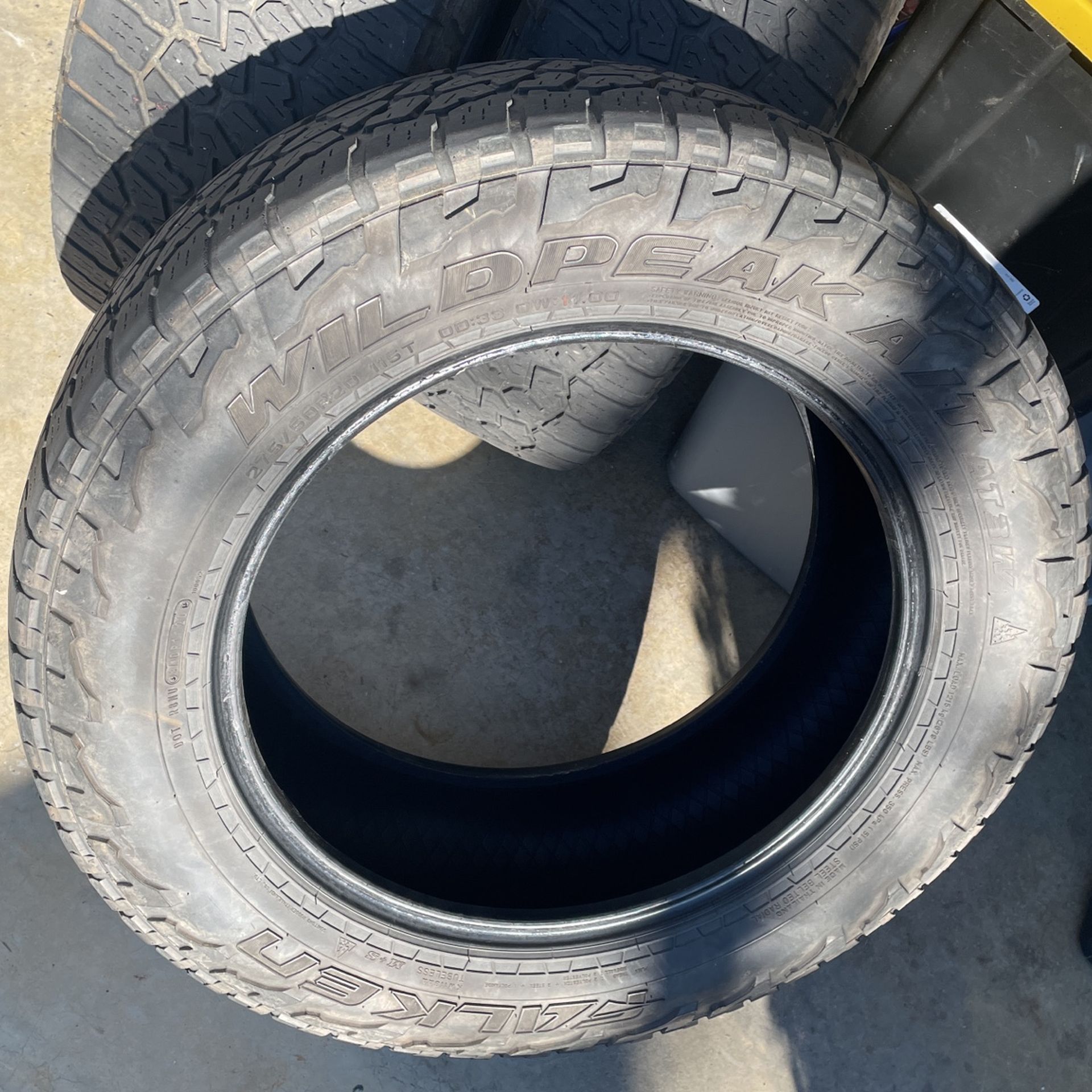 Wild Peak AT-3 Tires 275 60 R20