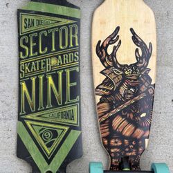 2 Longboards – Landyachtz Battle Axe + Sector 9