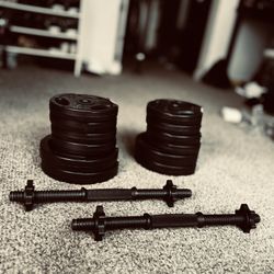 Balley Total Fitness 45 Lbs Adjustable Dumbbell Set- Brand New