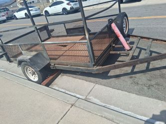 5x7 trailer dumped manually