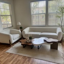 Modern Sofa And Arm Chair *$2000