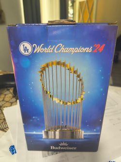 Dodger trophies for 2024 and 2025