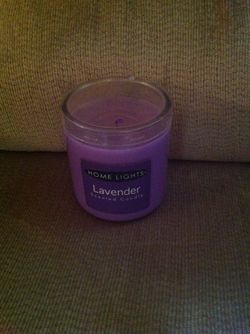 Lavender jar candle