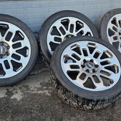 🛞 RARE Toyota TRD 22” Gunmetal Rims – Perfect Upgrade for 4Runner, Tacoma & FJ Cruiser