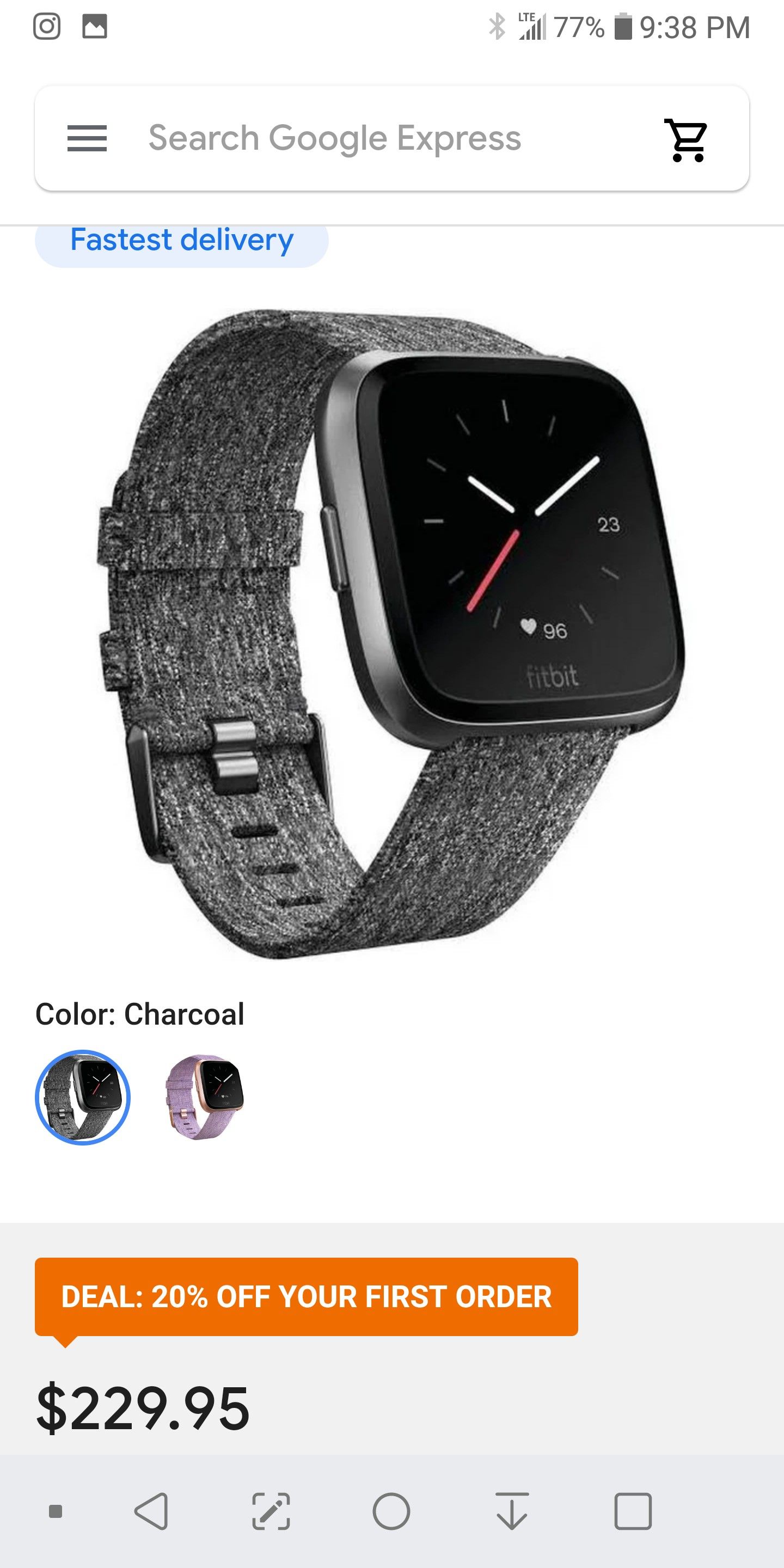 Fitbit versa special edition