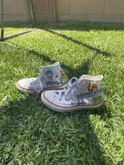 Kids painted fornite converse