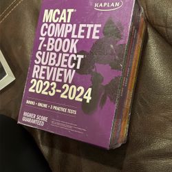 MCAT Complete 7 Book Subject Review  