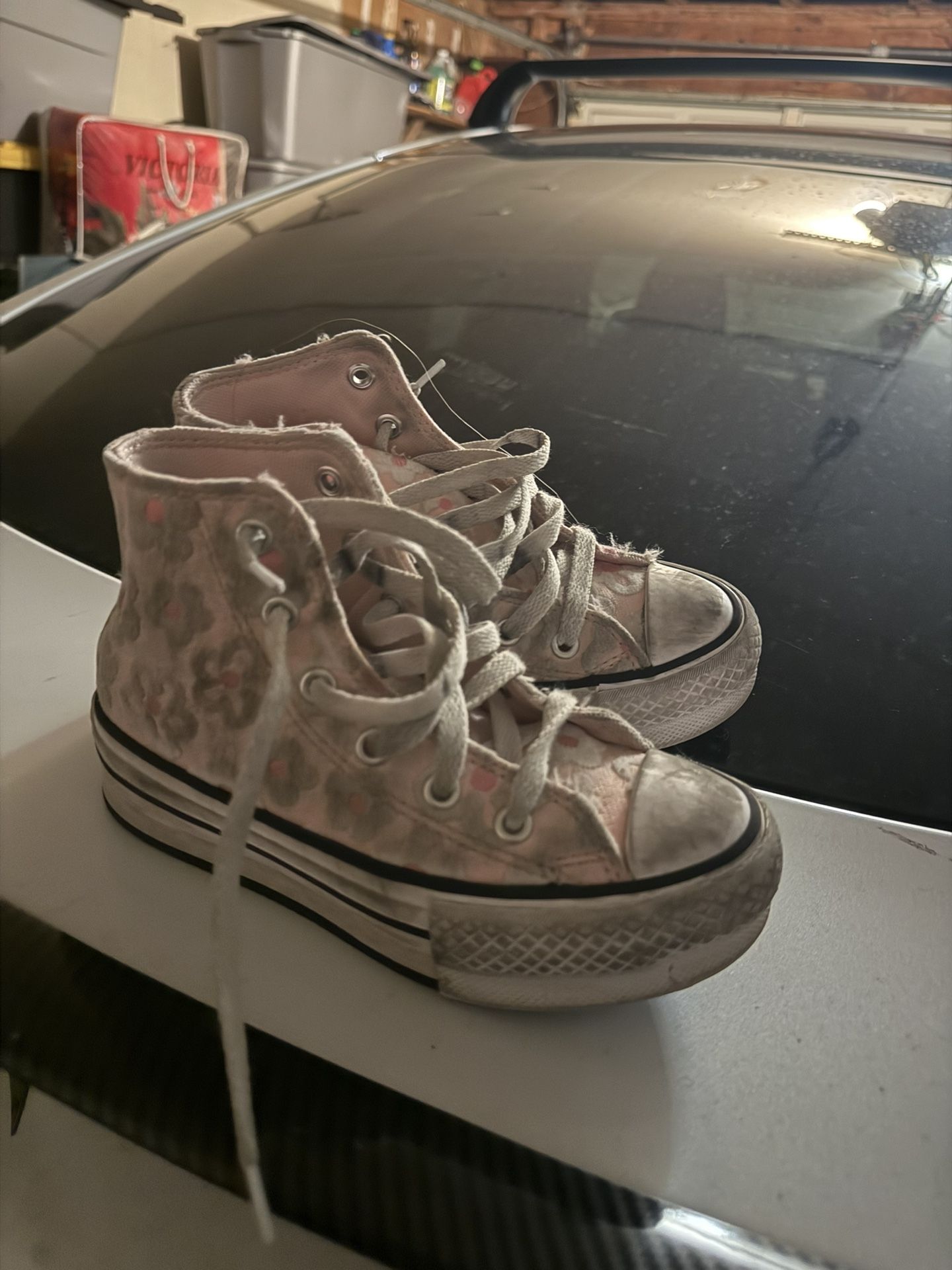 12c Platform Floral Converse $10
