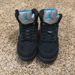 Jordan 5 aqua size 5 kids