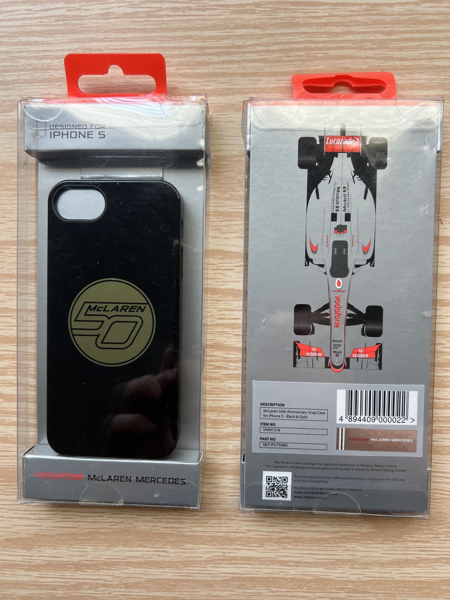 McLaren iphone 5 Case - 50th Anniversary Vintage New Price Each