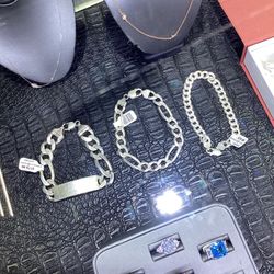 Mens Silver Bracelet 