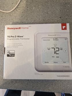 Honeywell Thermostat T6 Pro Z Wave