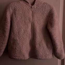 Pink Sherpa Sweater